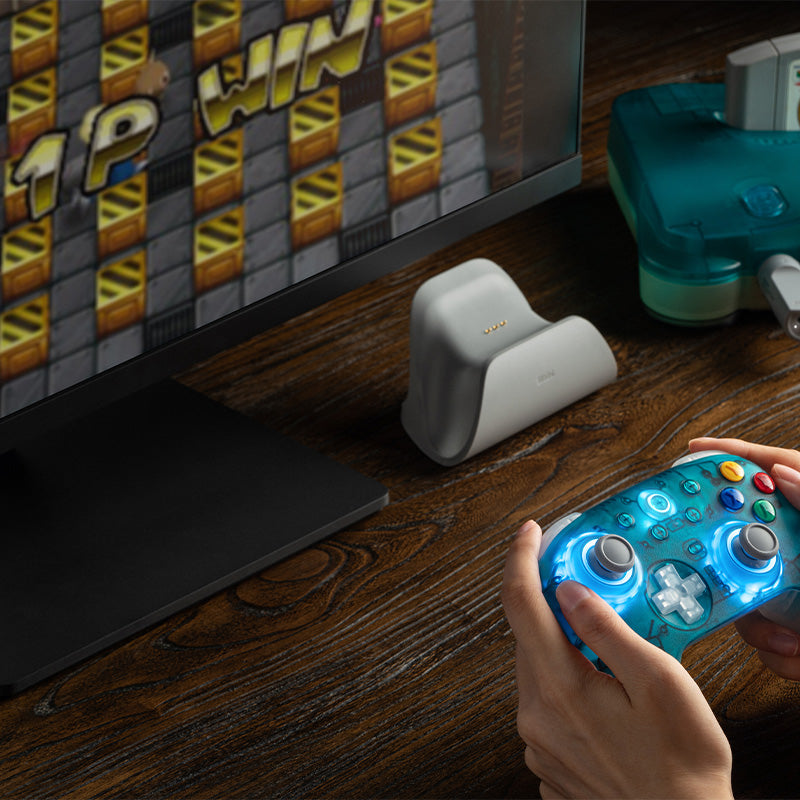 8BitDo Ultimate 2 Wireless Controller - Clear Blue image 11